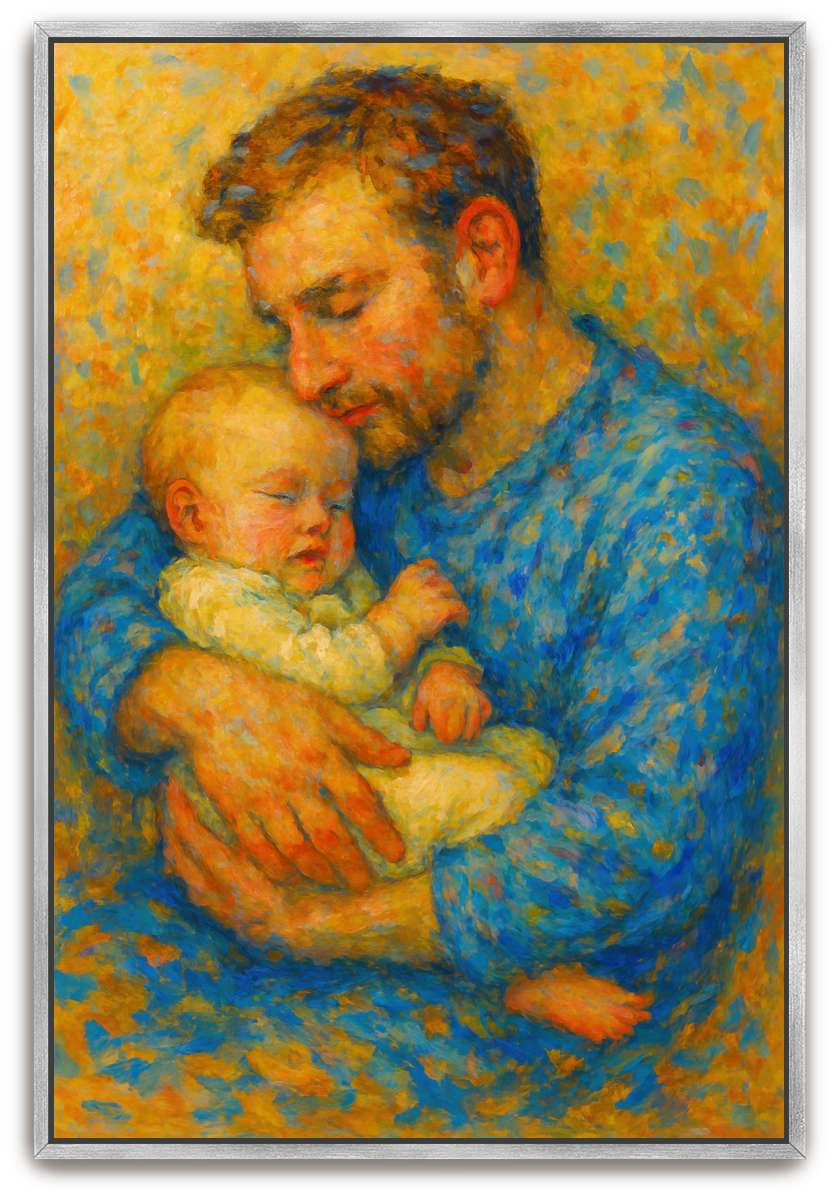 A Father's Joy - Impressionism - Scriptures Illustrated