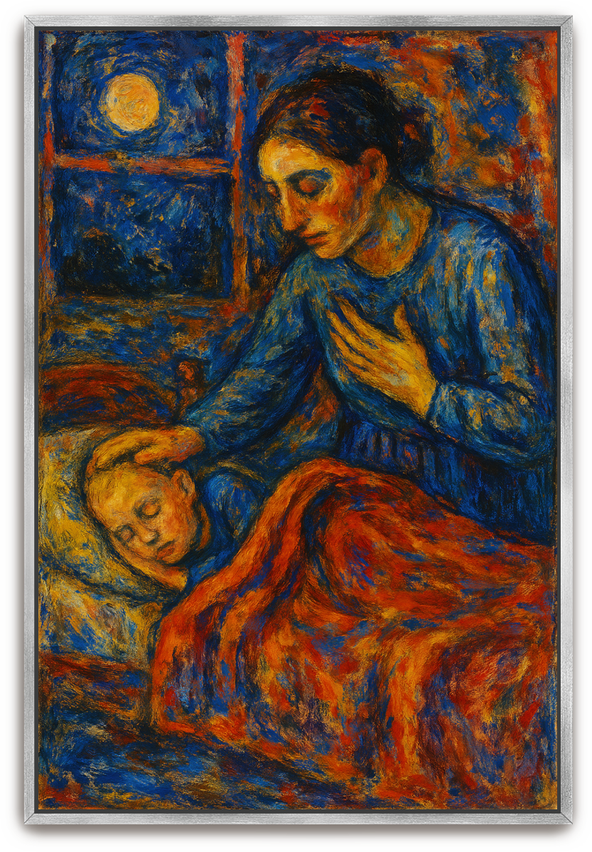 A Mother's Prayer - Abstract Expressionism - Scriptures Illustrated