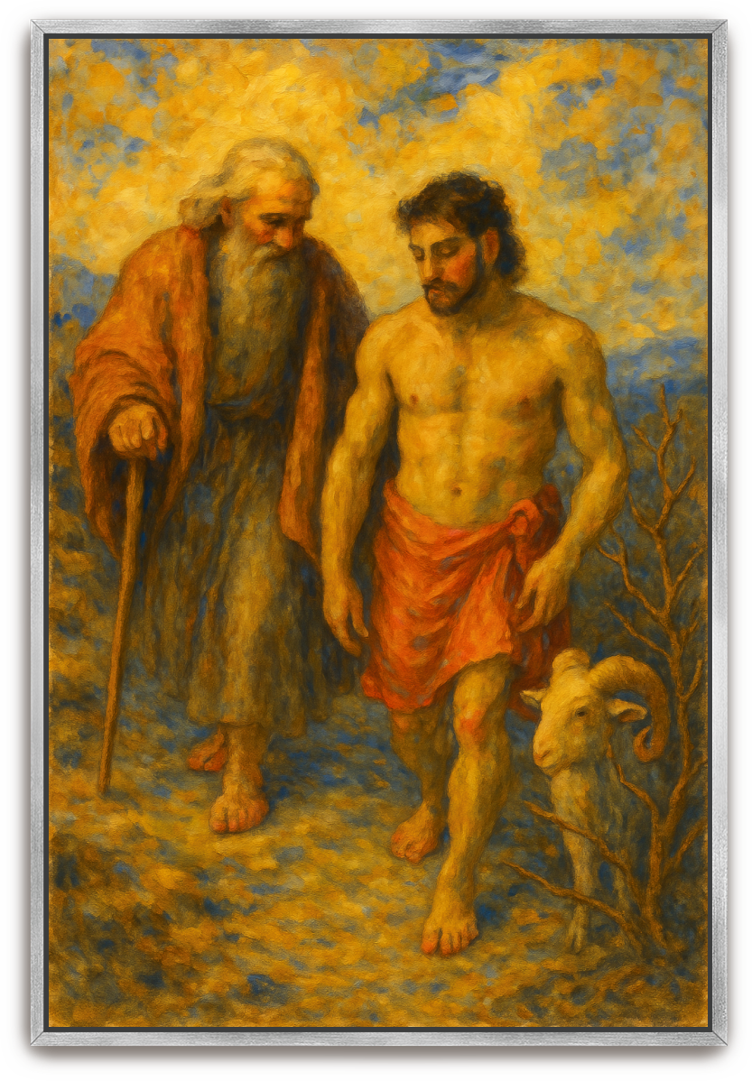 Abraham and Isaac - Impressionism - Scriptures Illustrated