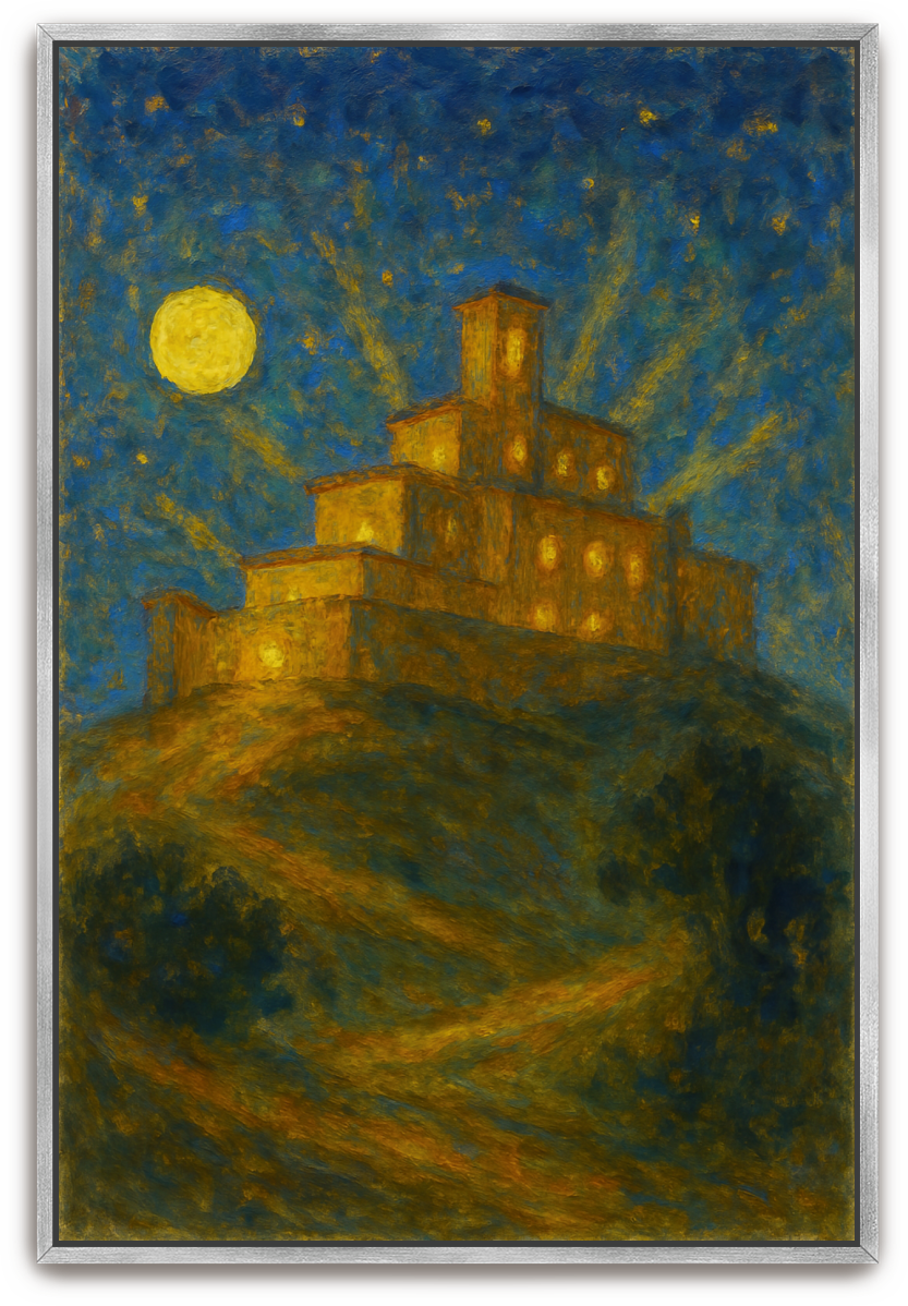 City on a Hill - Impressionism - Scriptures Illustrated