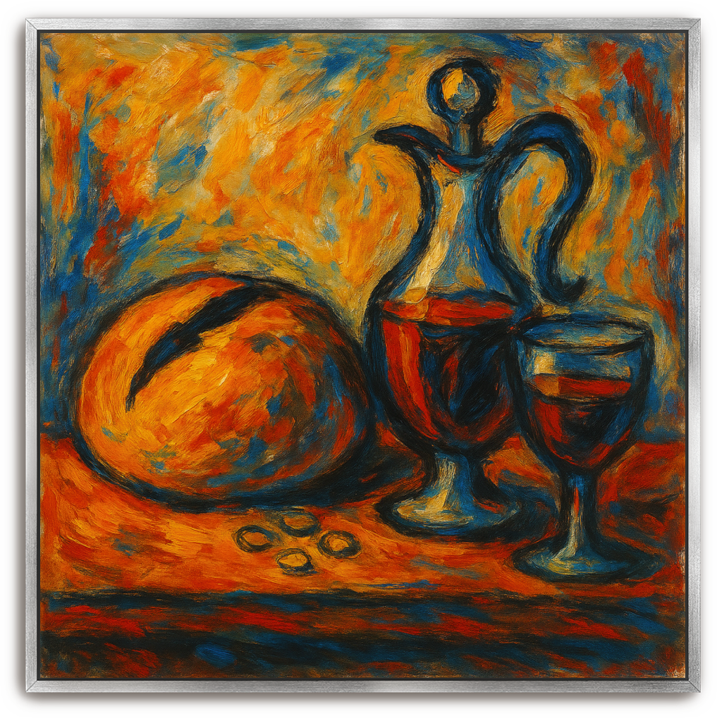 Communion Table - Abstract Expressionism - Scriptures Illustrated