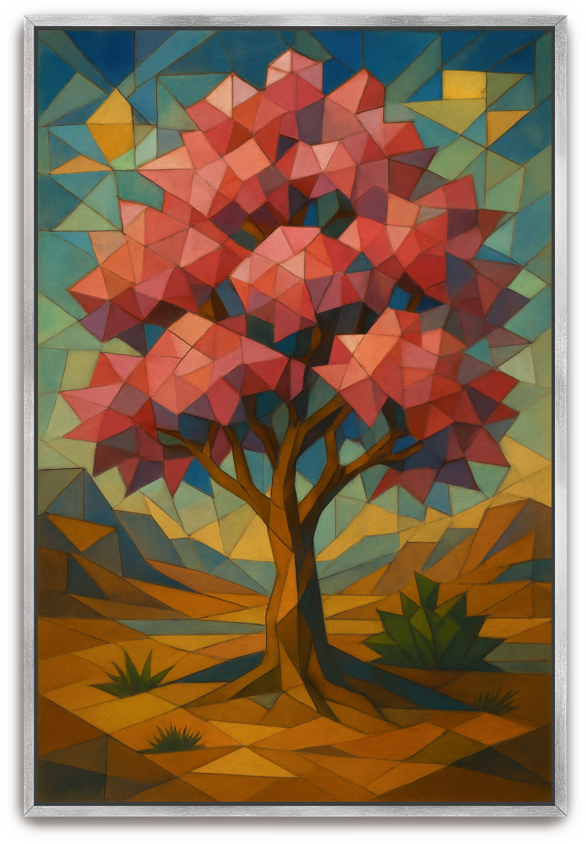 Hadassah Tree - Cubism - Scriptures Illustrated