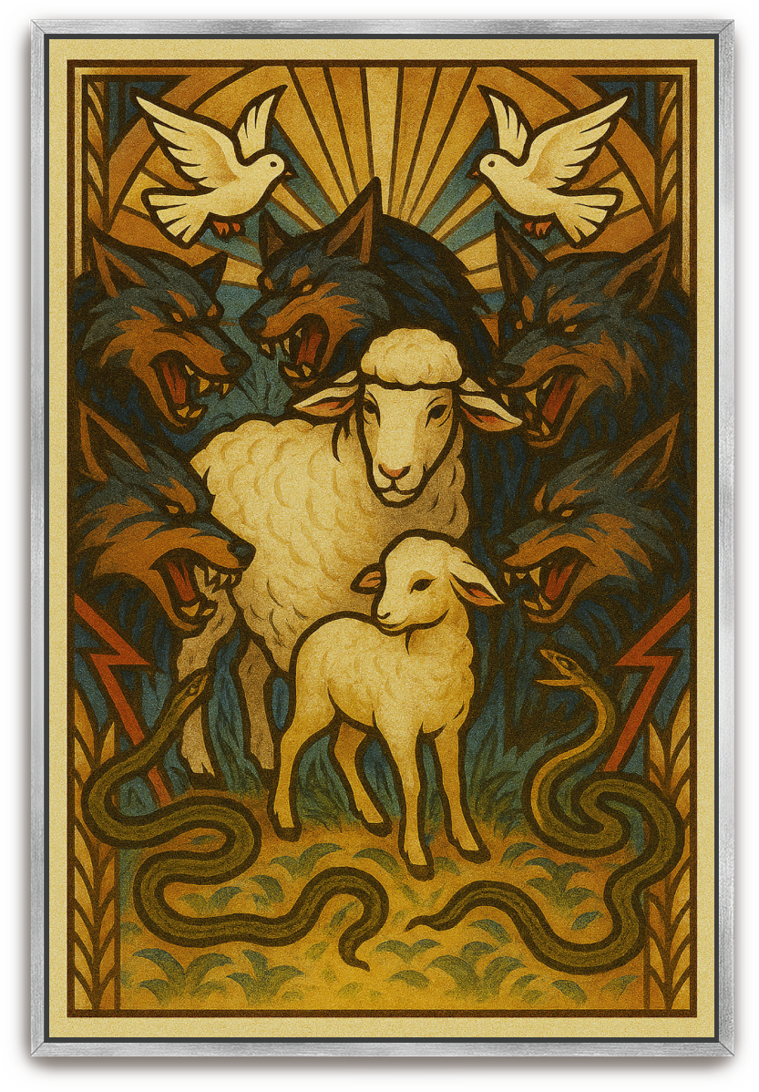 In the Midst - Art Deco - Scriptures Illustrated