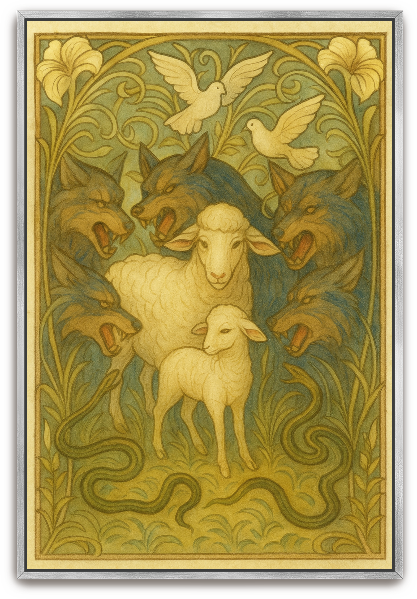 In the Midst - Art Nouveau - Scriptures Illustrated