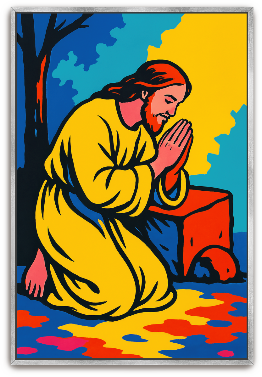 Jesus Prayed - Pop Art - Scriptures Illustrated