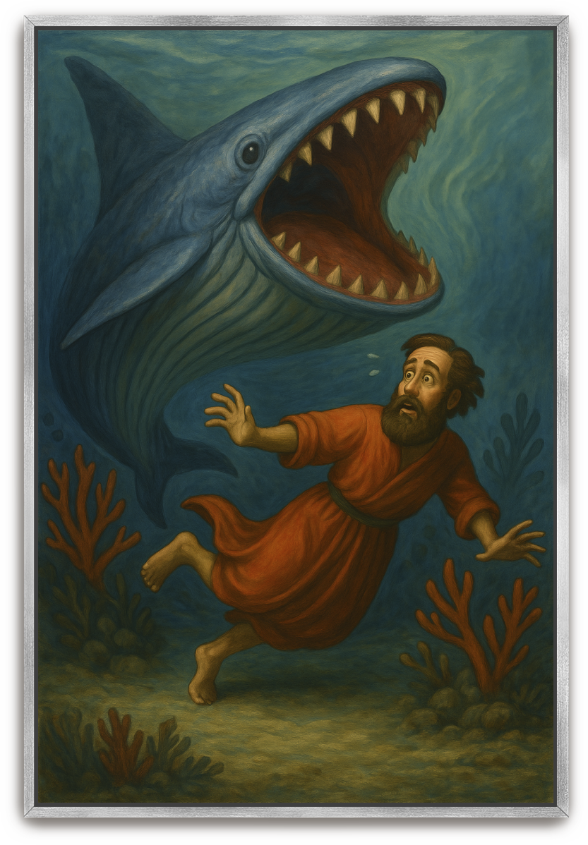 Jonah Pursued - Illustration - Scriptures Illustrated