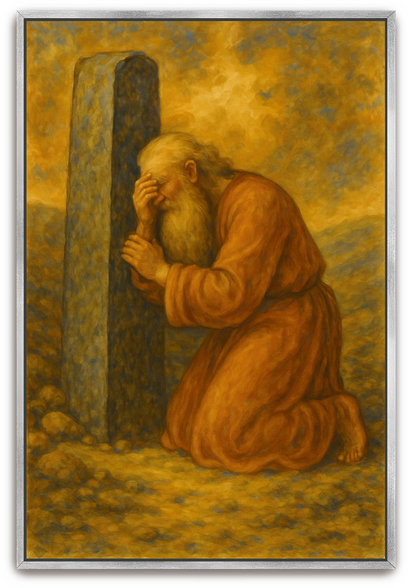 Lot Mourns - Impressionism - Scriptures Illustrated