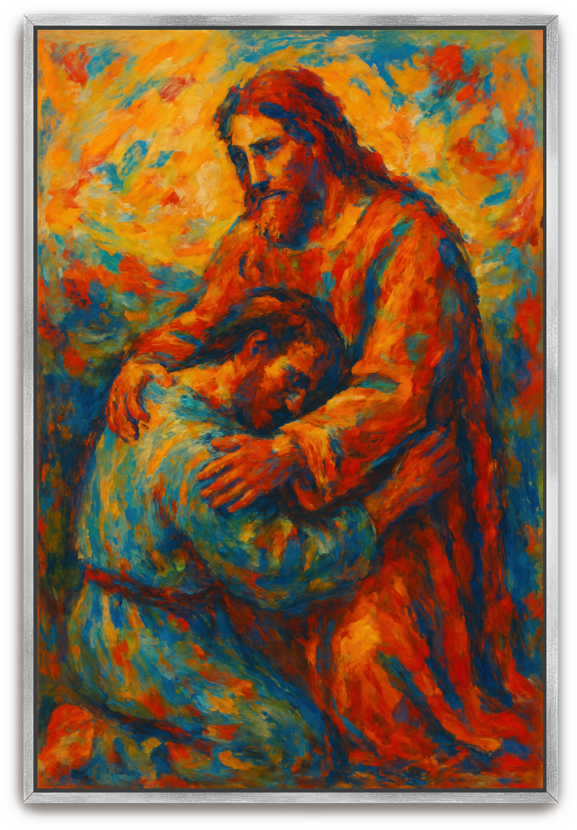 Prodigal - Abstract Expressionism - Scriptures Illustrated