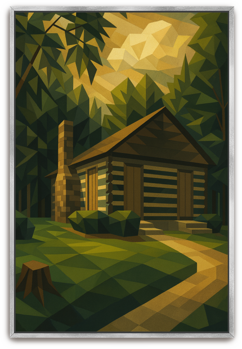 Red River Meeting House - Art Deco - Scriptures Illustrated