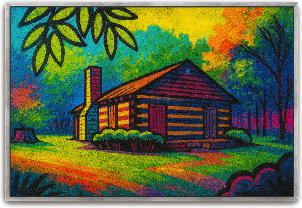 Red River Meeting House - Street Art - Scriptures Illustrated