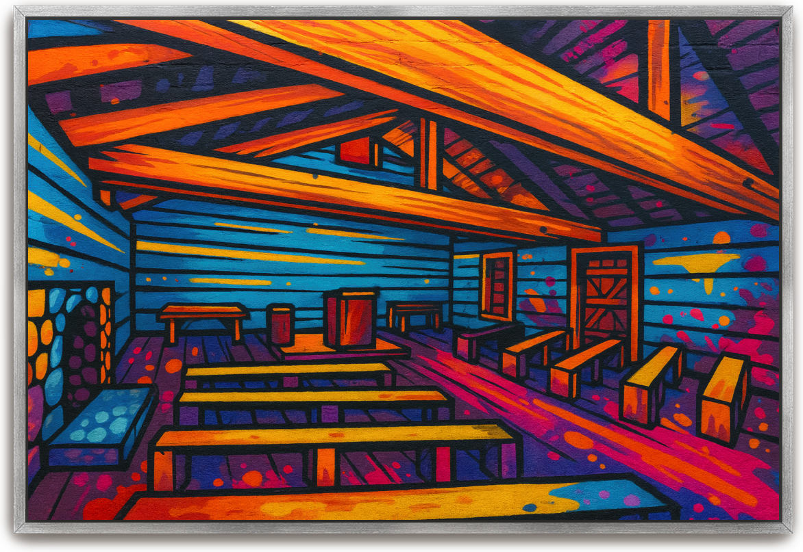 Red River Meeting House - Street Art 4 - Scriptures Illustrated