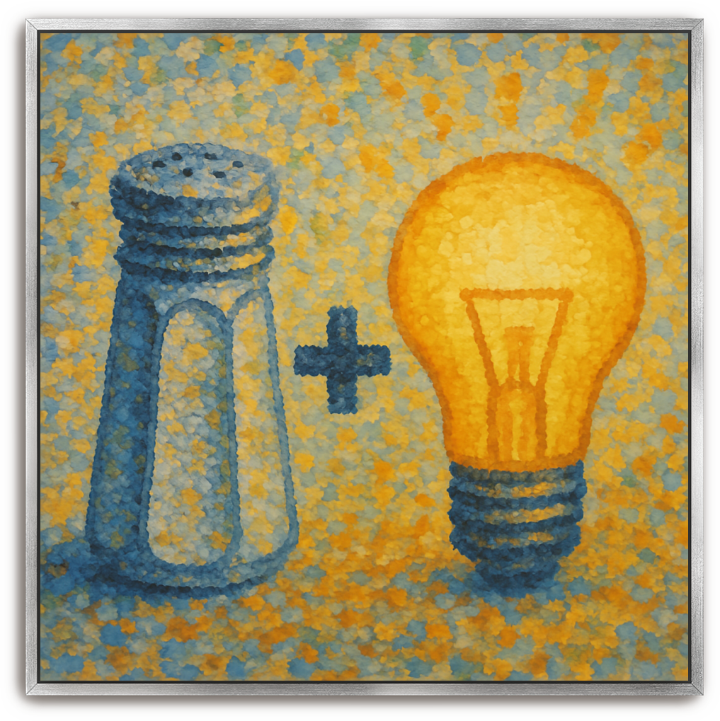 Salt + Light - Pointillism - Scriptures Illustrated