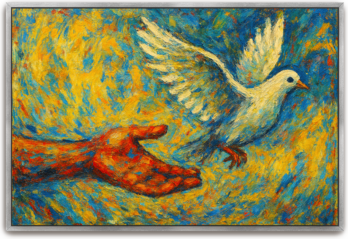 Sent Out - Abstract Expressionism - Scriptures Illustrated