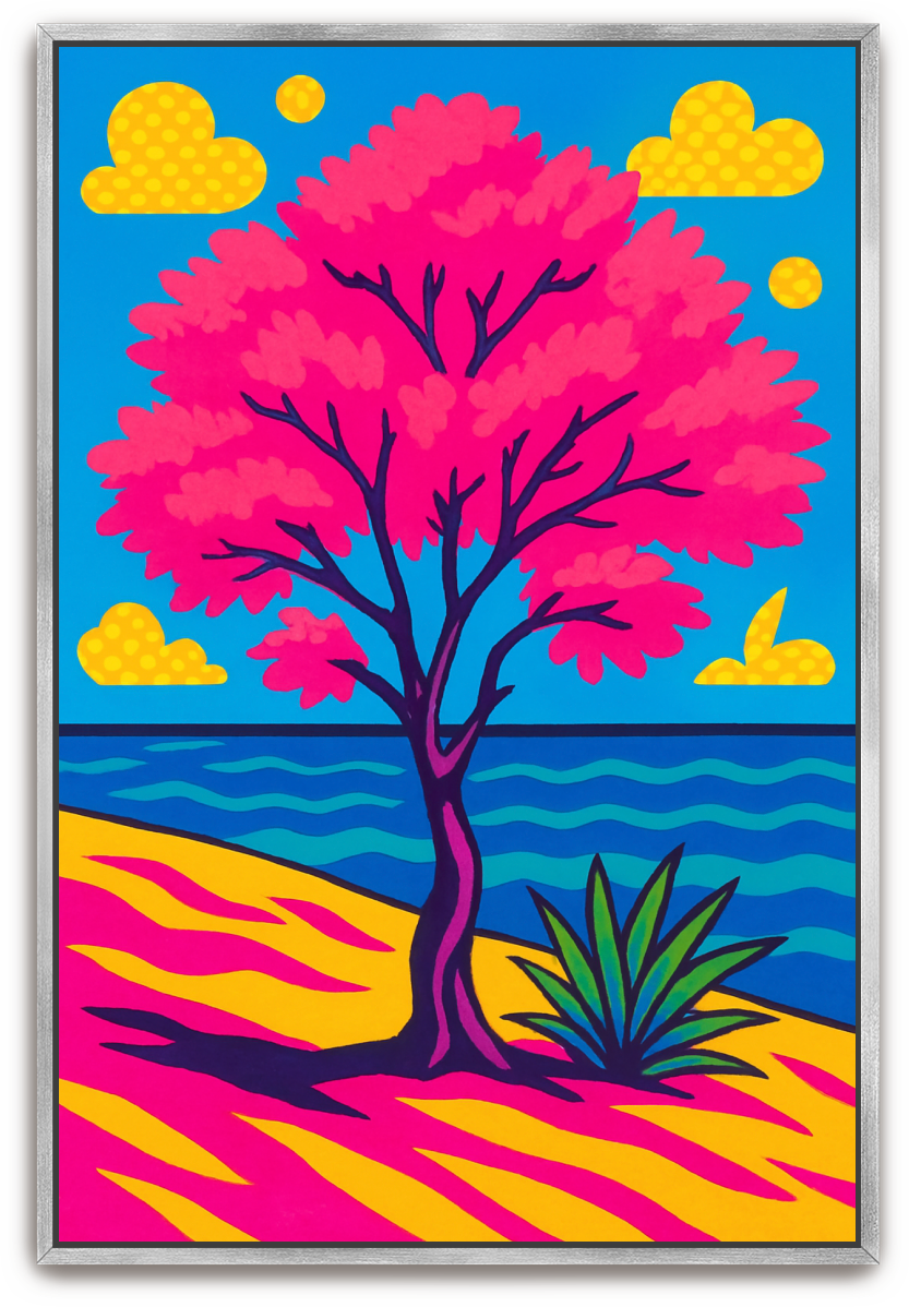 Tamarisk Tree - Pop Art - Scriptures Illustrated