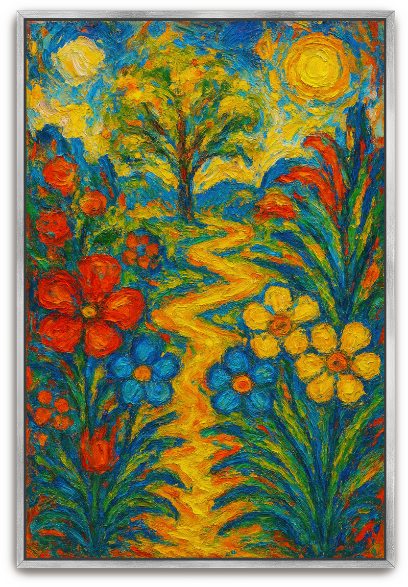 The Garden - Abstract Expressionism - Scriptures Illustrated