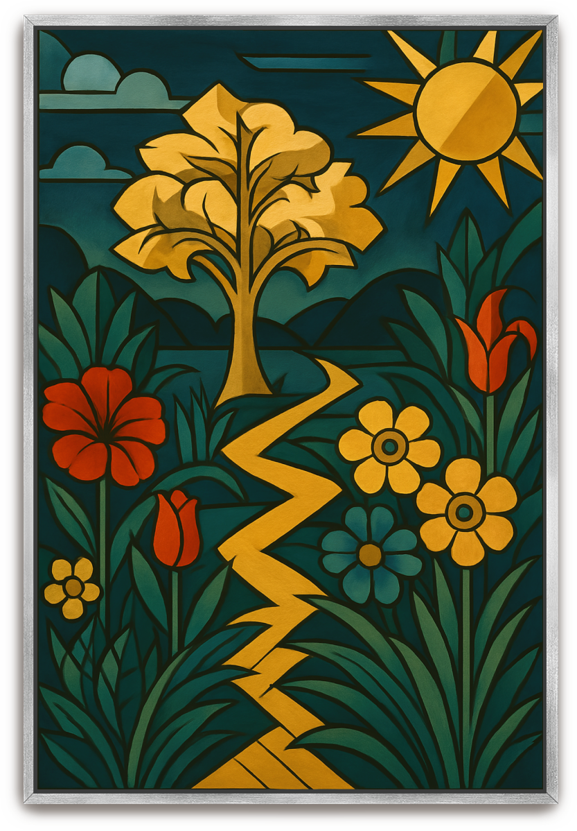 The Garden - Art Deco - Scriptures Illustrated