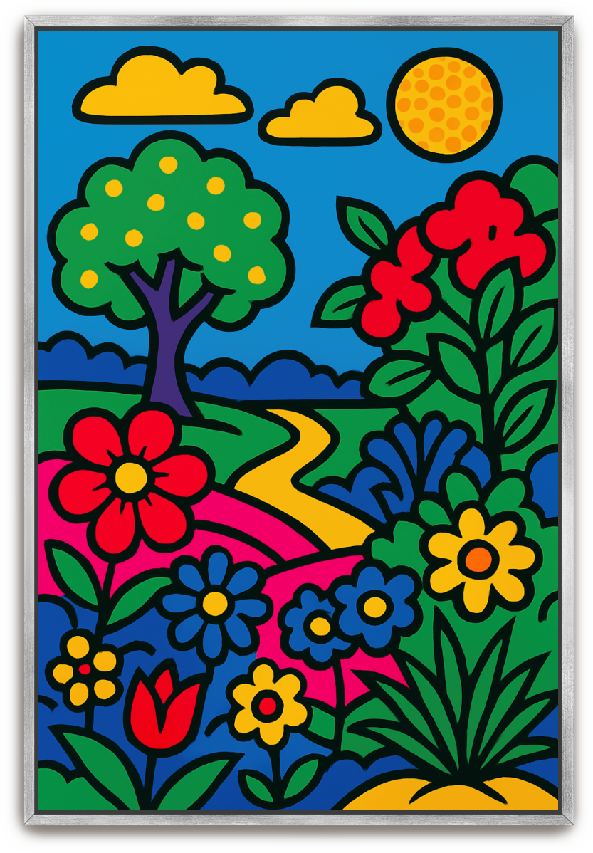 The Garden - Pop Art - Scriptures Illustrated