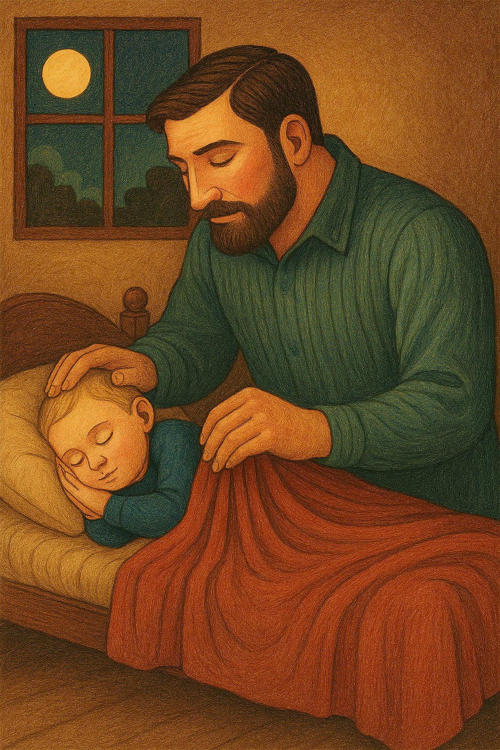 A Father's Prayer - Illustration - Scriptures Illustrated