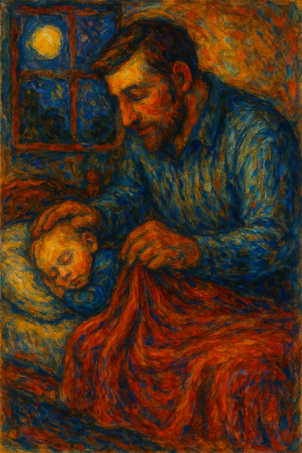 A Father's Prayer - Abstract Expressionism - Scriptures Illustrated