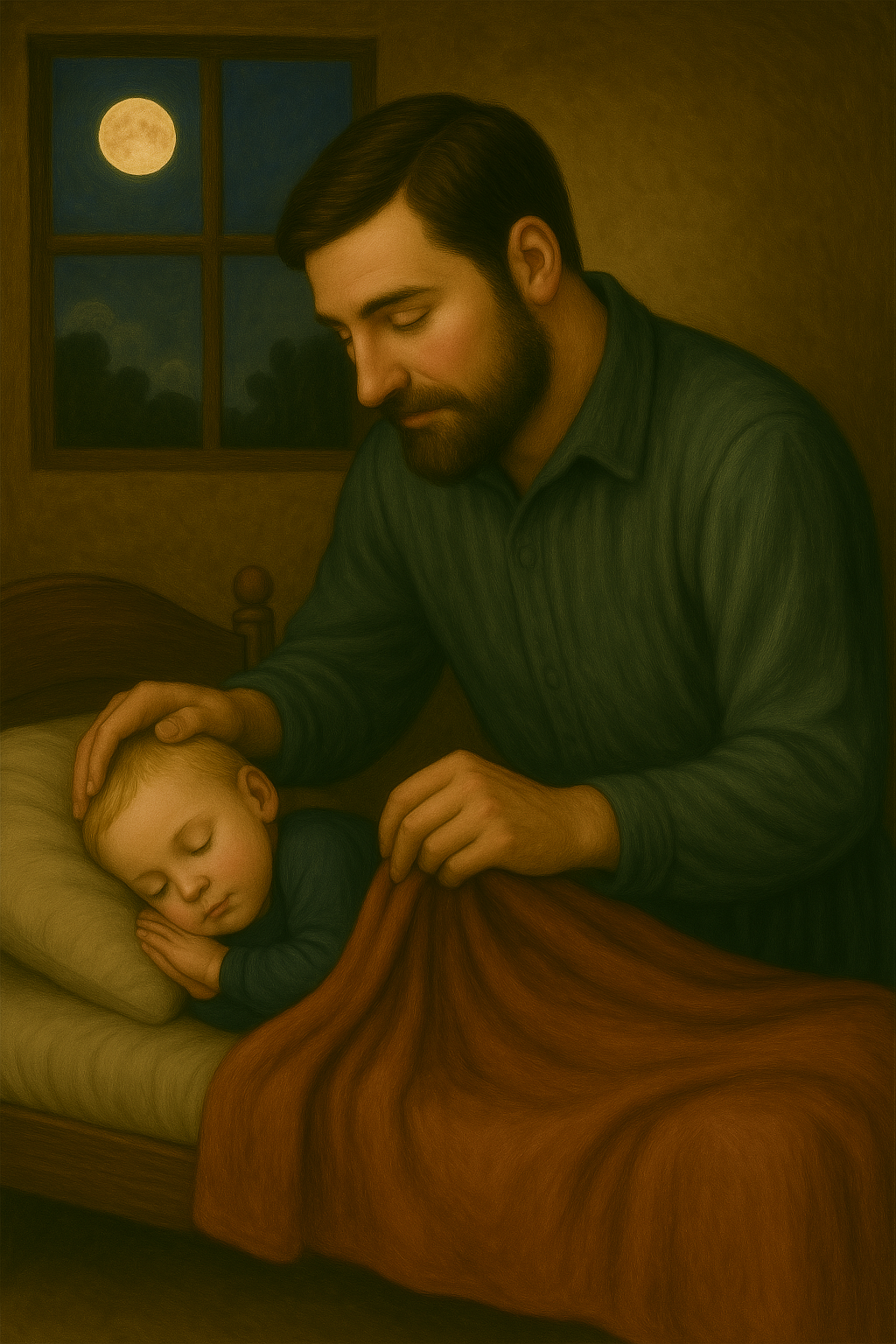 A Father's Prayer - Classical Realism - Scriptures Illustrated