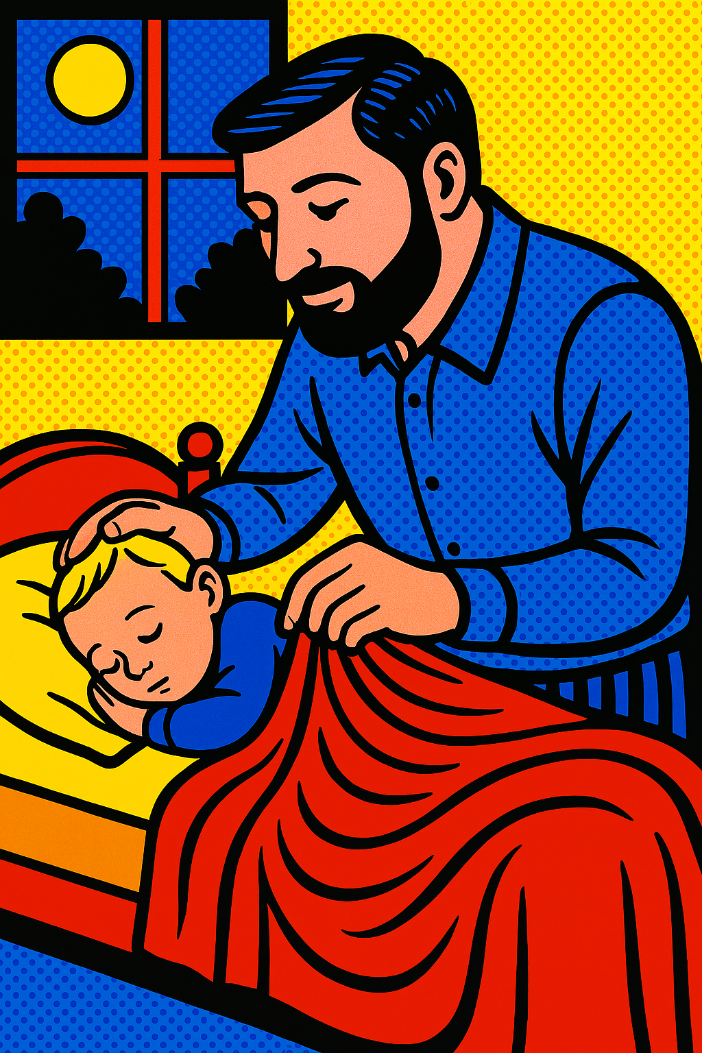 A Father's Prayer - Pop Art - Scriptures Illustrated