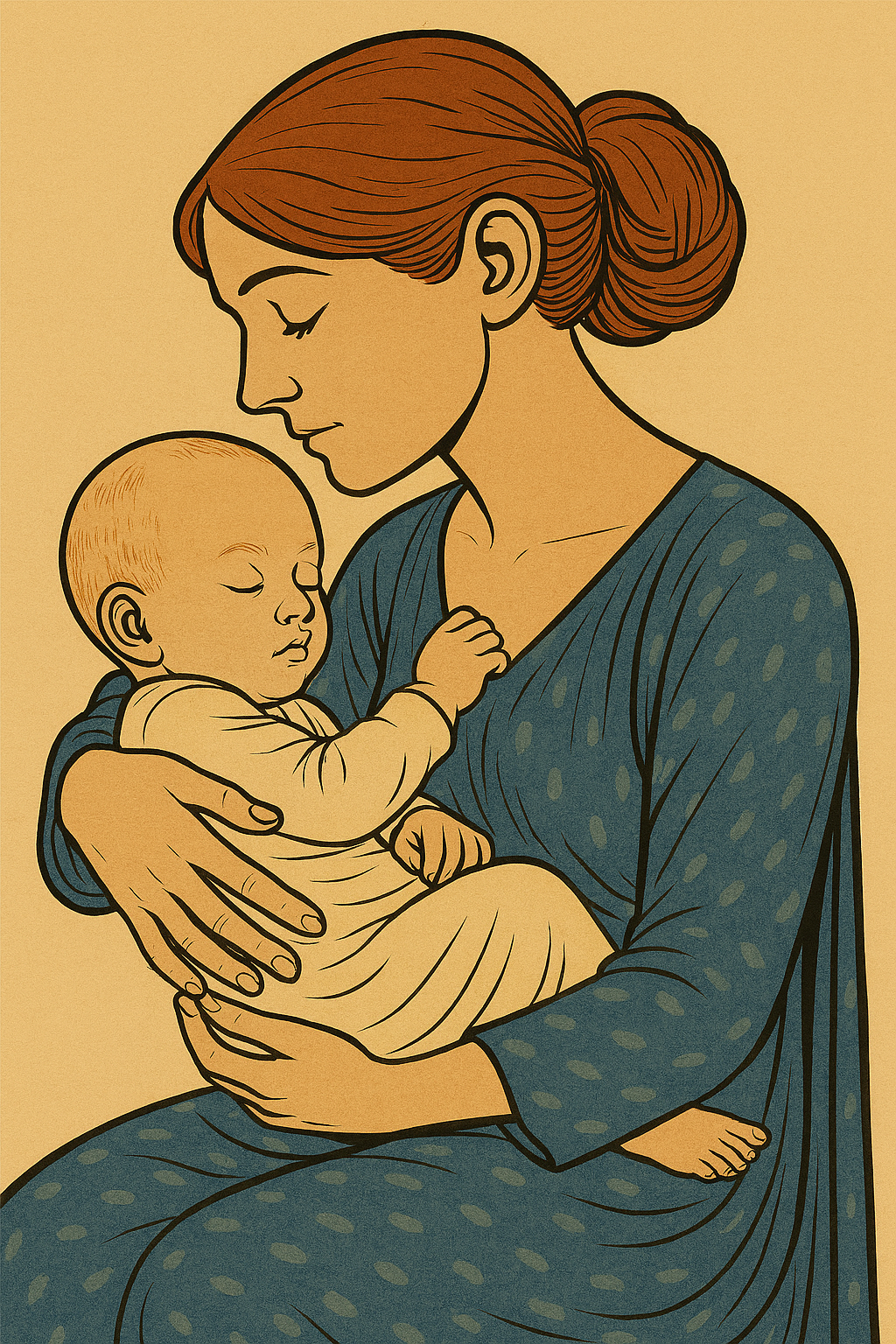 A Mother's Joy - Illustration - Scriptures Illustrated