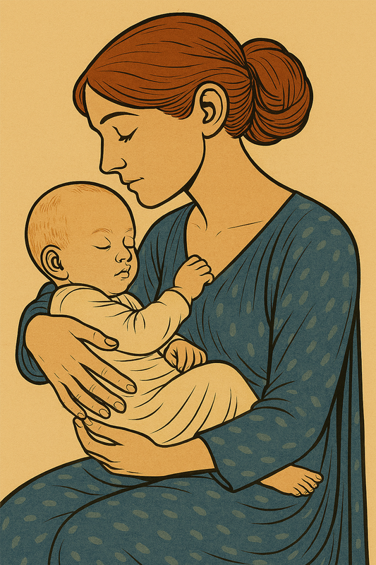 A Mother's Joy - Illustration