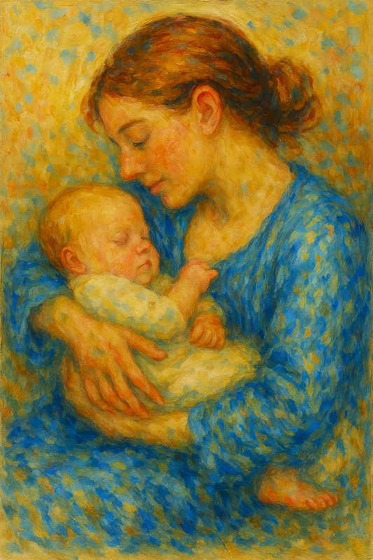 A Mother's Joy - Impressionism