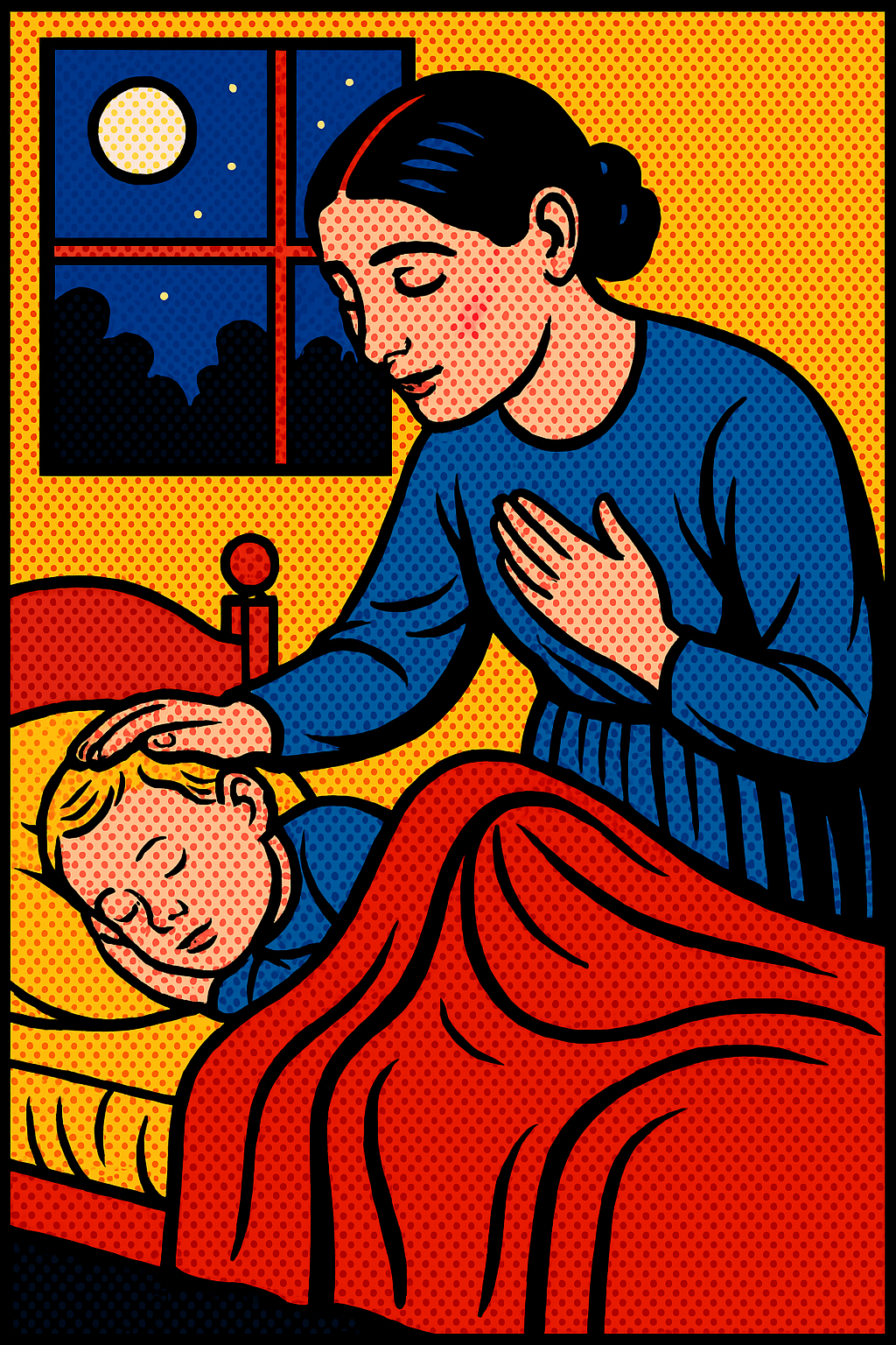 A Mother's Prayer - Pop Art - Scriptures Illustrated