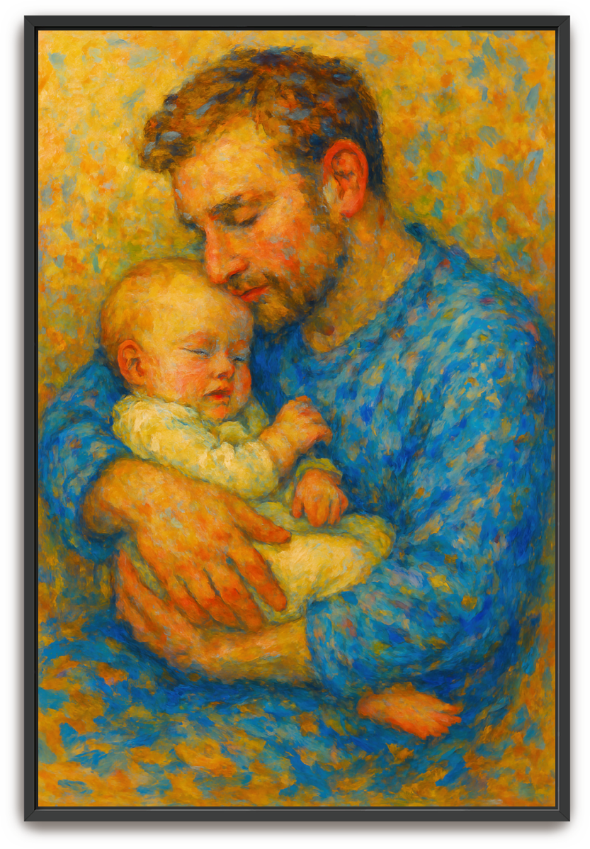 A Father's Joy - Impressionism - Scriptures Illustrated