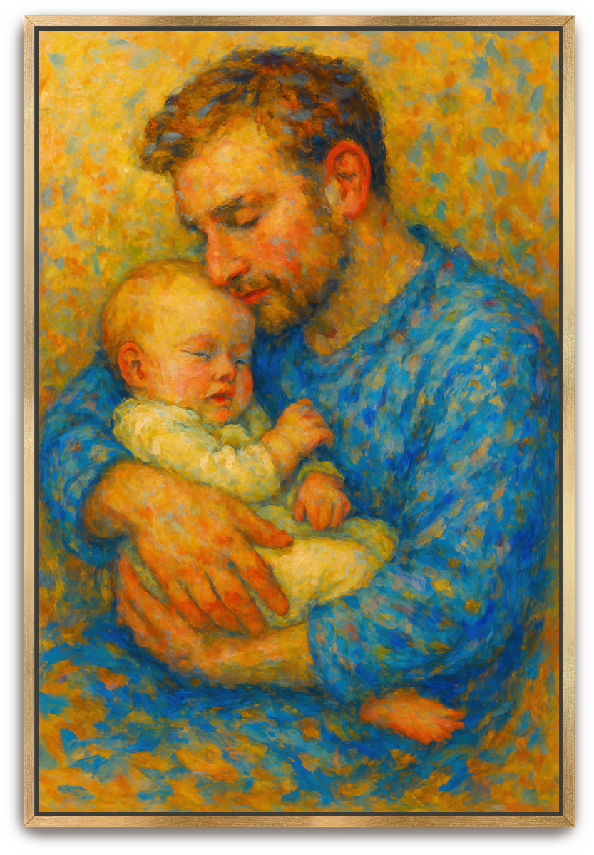 A Father's Joy - Impressionism - Scriptures Illustrated