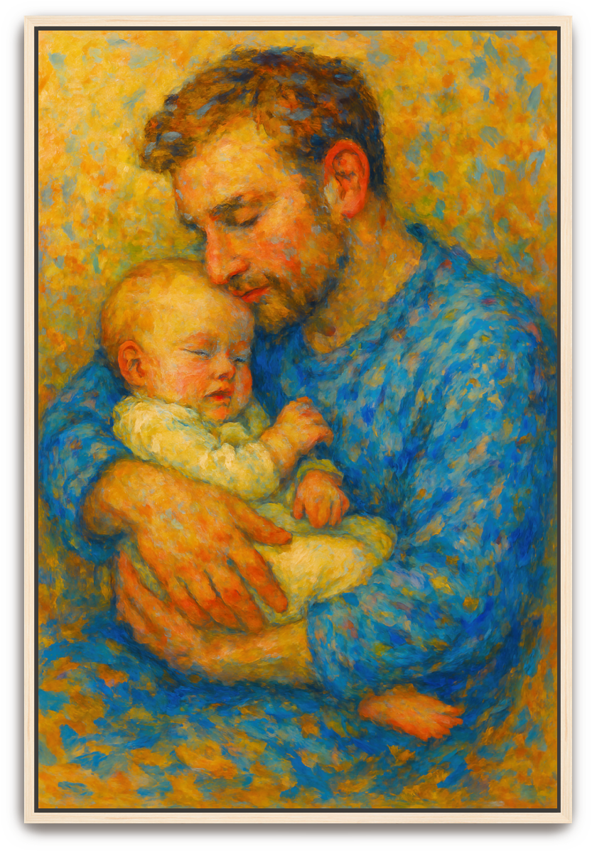 A Father's Joy - Impressionism - Scriptures Illustrated
