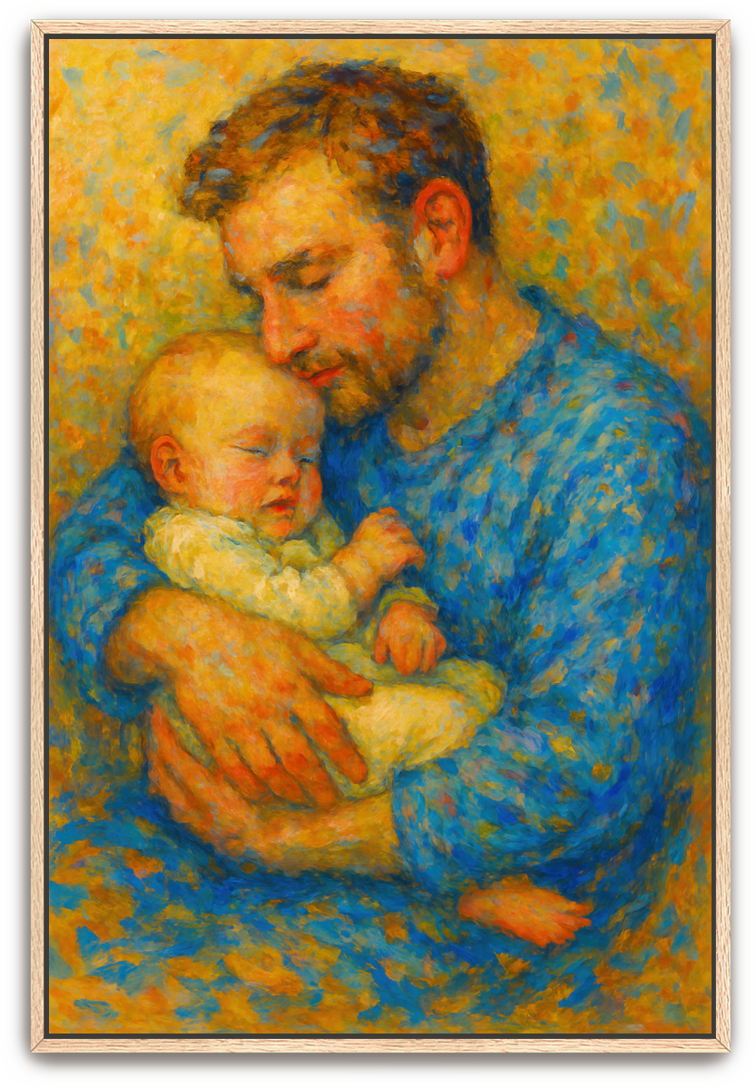 A Father's Joy - Impressionism - Scriptures Illustrated