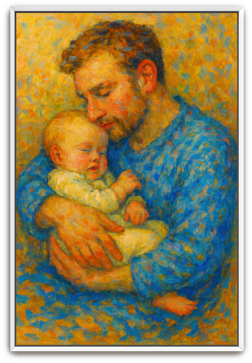 A Father's Joy - Impressionism - Scriptures Illustrated