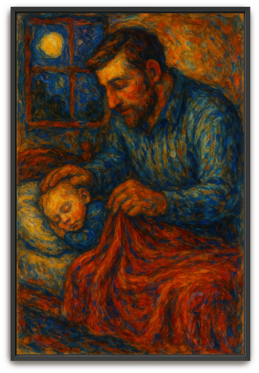 A Father's Prayer - Abstract Expressionism - Scriptures Illustrated