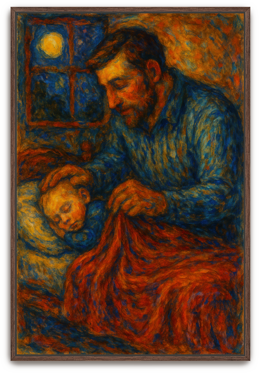 A Father's Prayer - Abstract Expressionism - Scriptures Illustrated