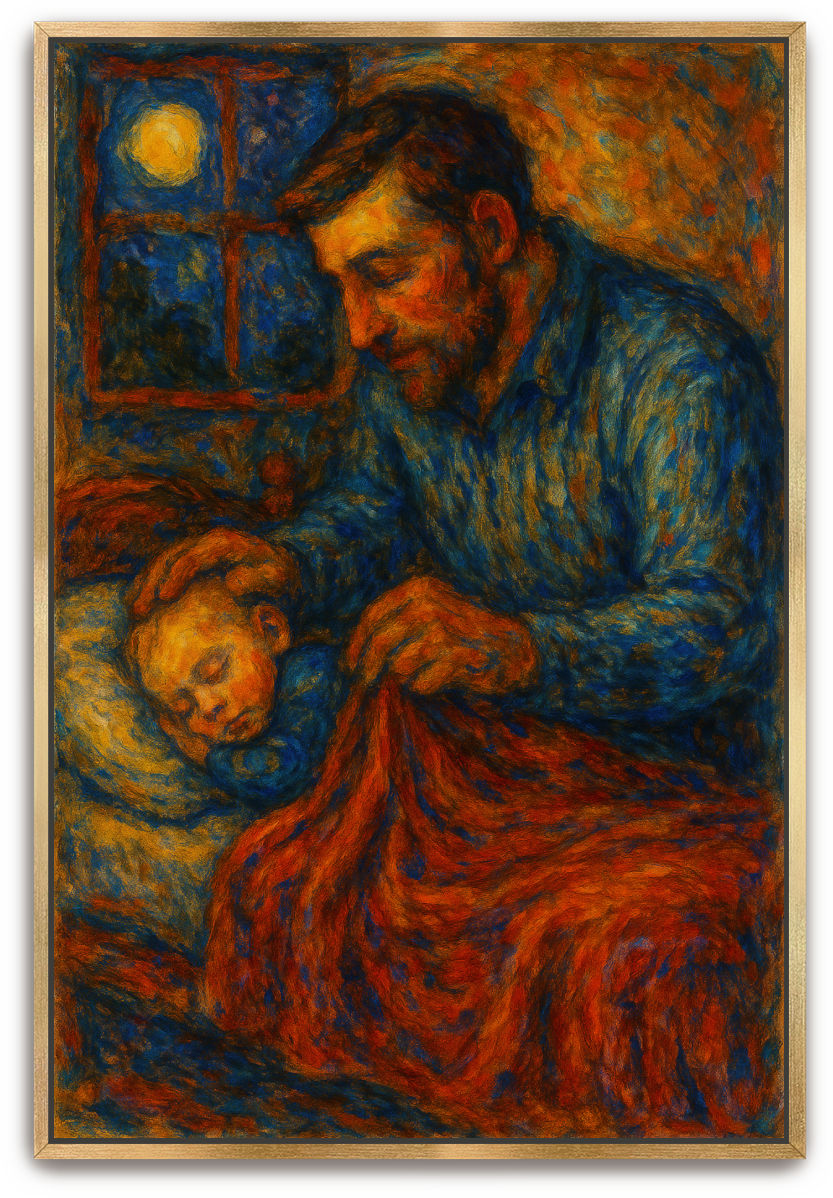 A Father's Prayer - Abstract Expressionism - Scriptures Illustrated