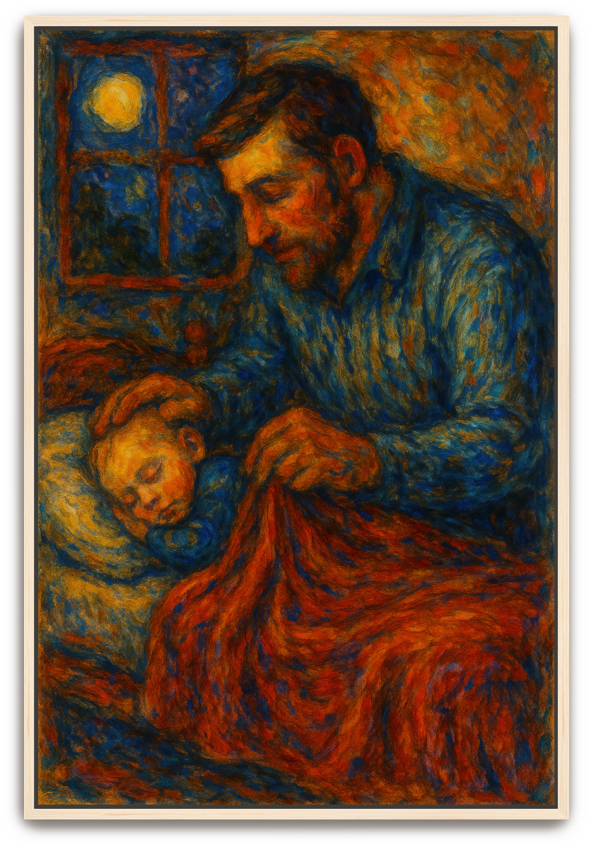 A Father's Prayer - Abstract Expressionism - Scriptures Illustrated