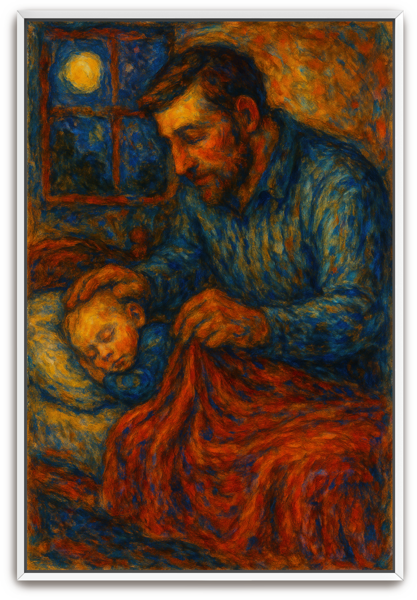 A Father's Prayer - Abstract Expressionism - Scriptures Illustrated