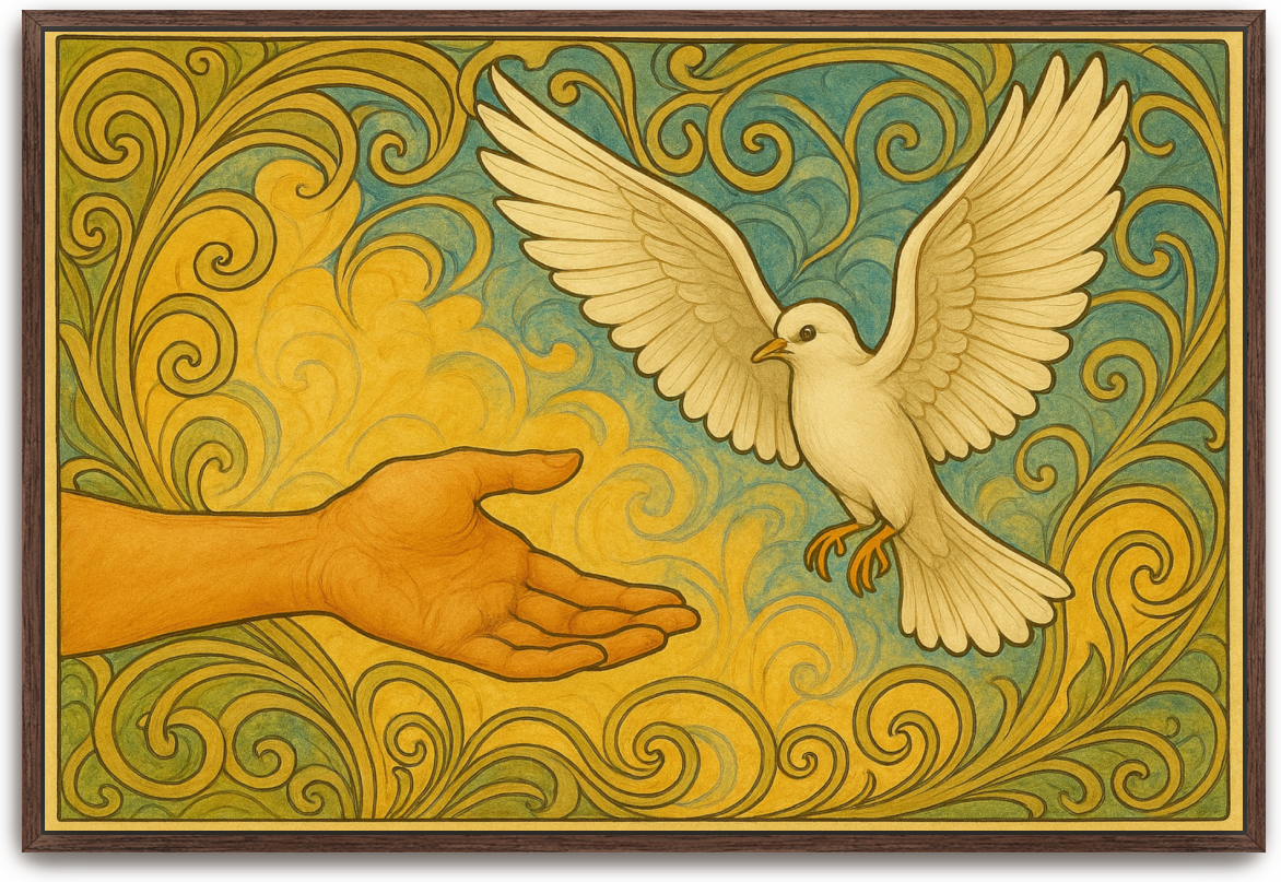 The Return - Art Nouveau - Scriptures Illustrated