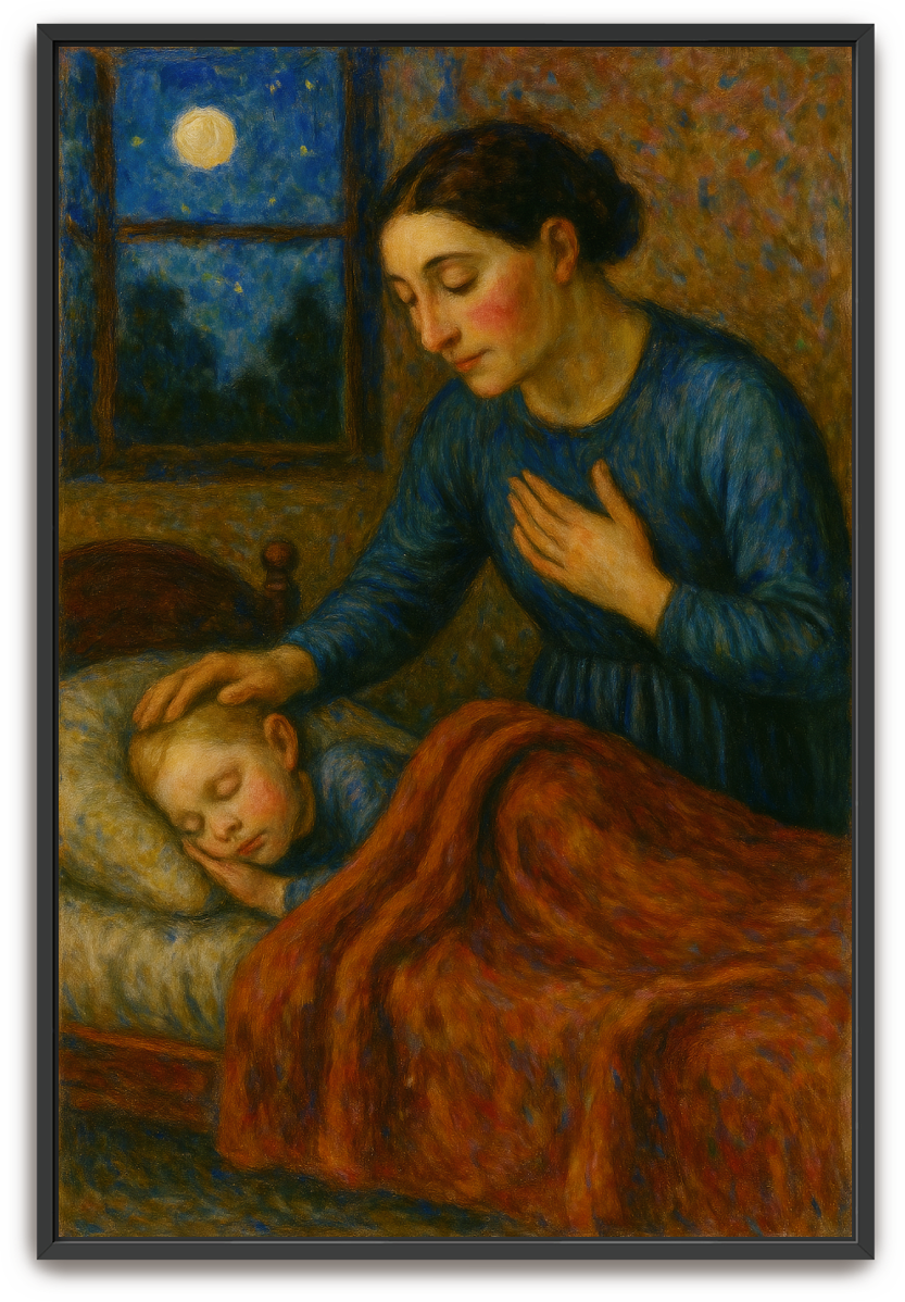 A Mother's Prayer - Impressionism - Scriptures Illustrated