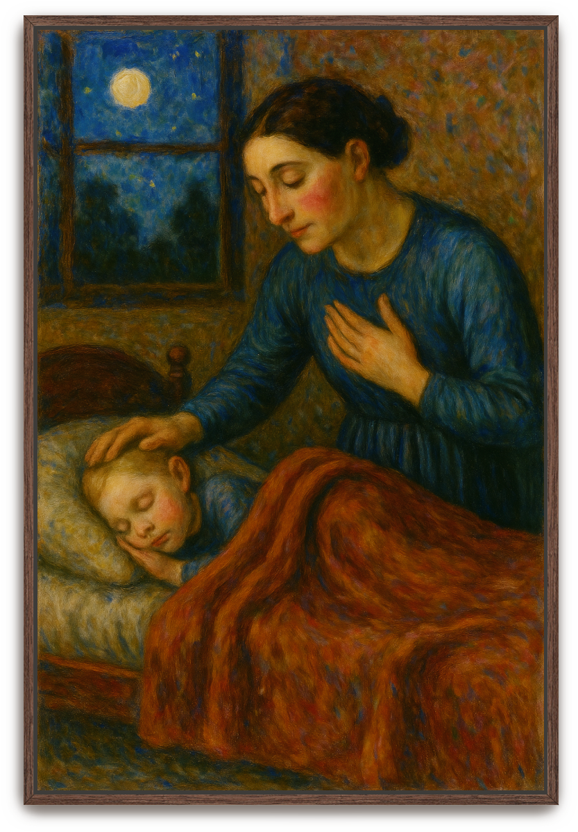 A Mother's Prayer - Impressionism - Scriptures Illustrated