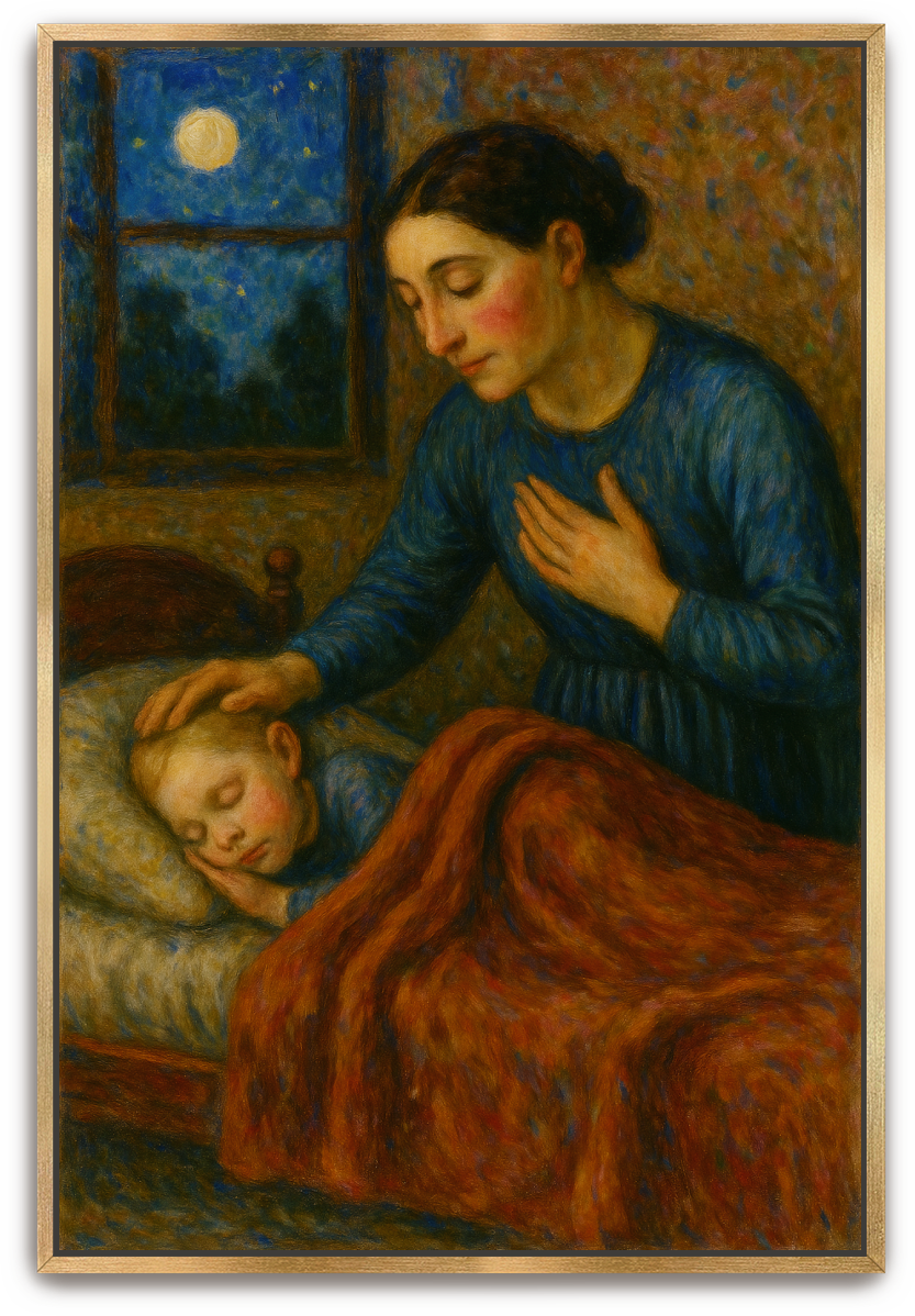 A Mother's Prayer - Impressionism - Scriptures Illustrated