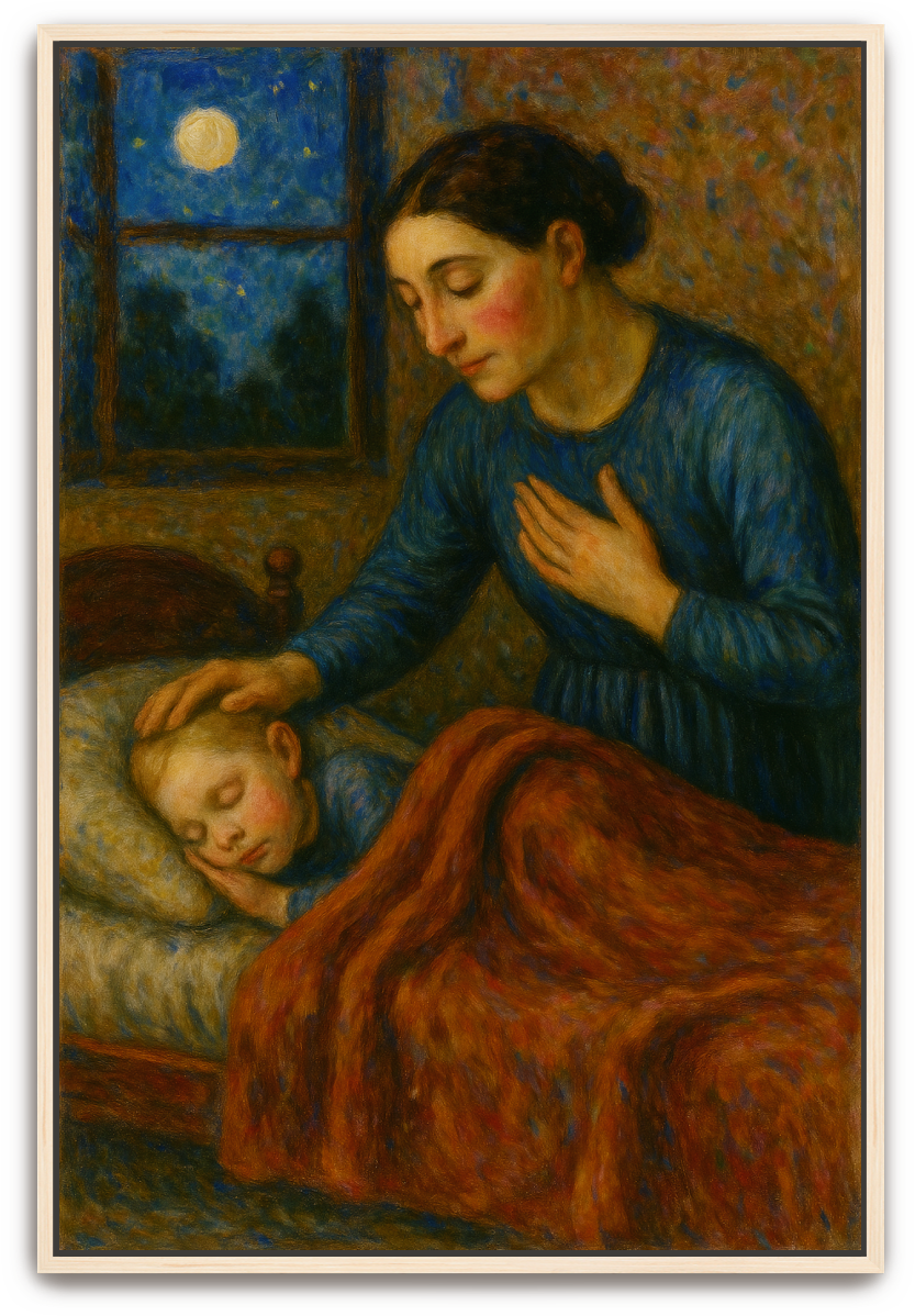A Mother's Prayer - Impressionism - Scriptures Illustrated