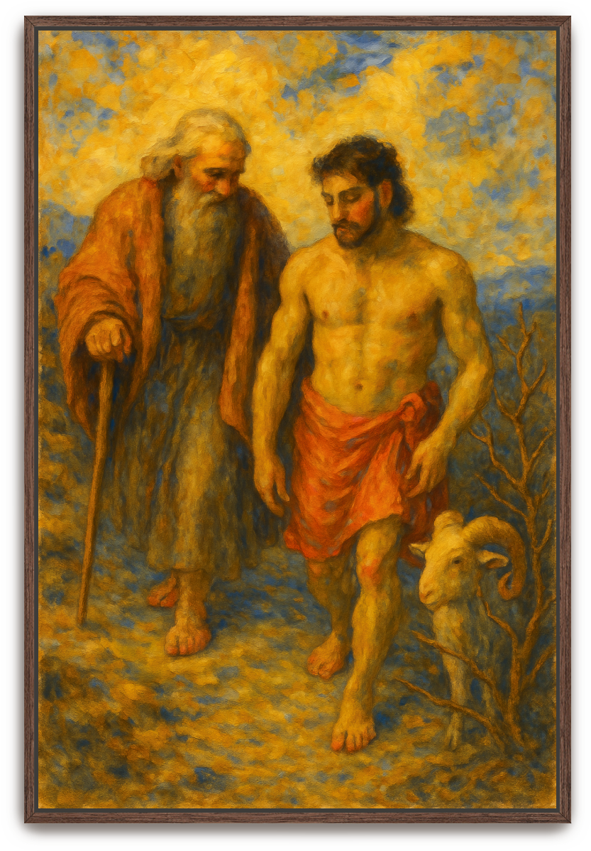 Abraham and Isaac - Impressionism - Scriptures Illustrated