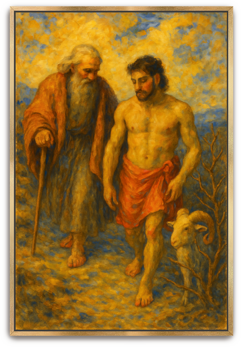 Abraham and Isaac - Impressionism - Scriptures Illustrated