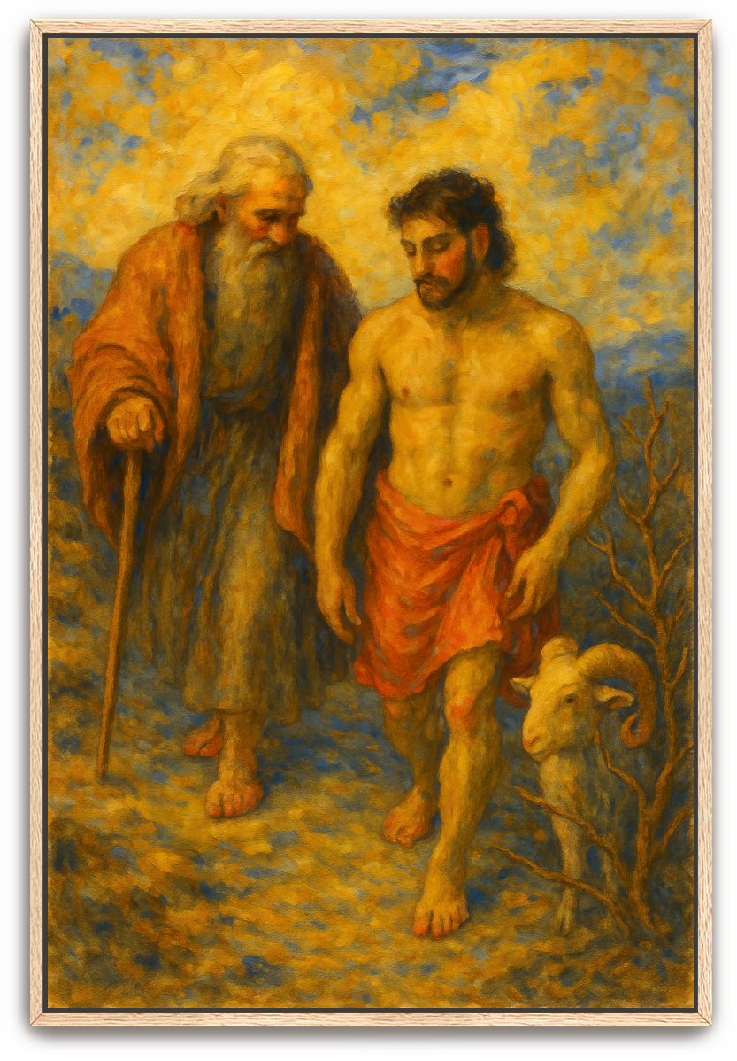 Abraham and Isaac - Impressionism - Scriptures Illustrated