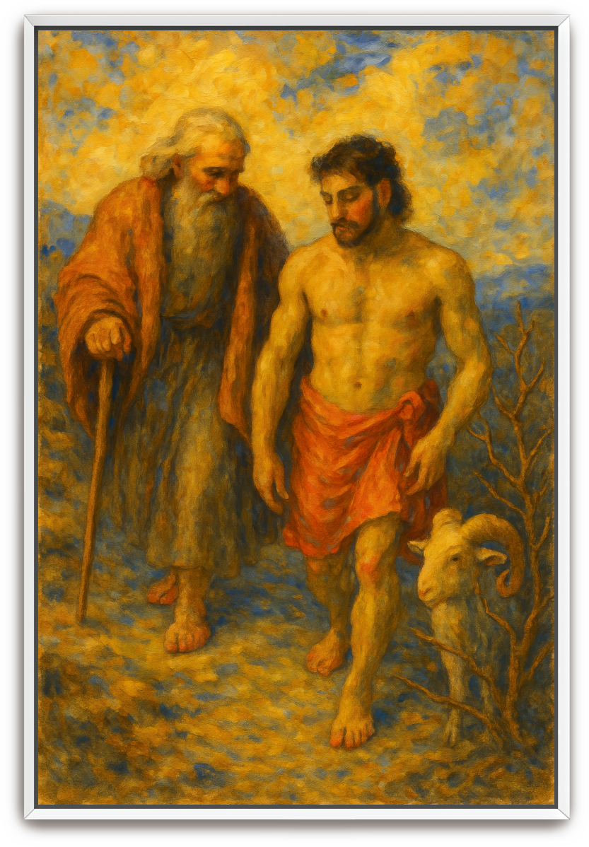 Abraham and Isaac - Impressionism - Scriptures Illustrated