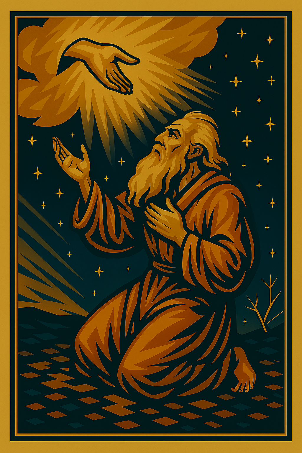 Abraham's Covenant - Art Deco - Scriptures Illustrated