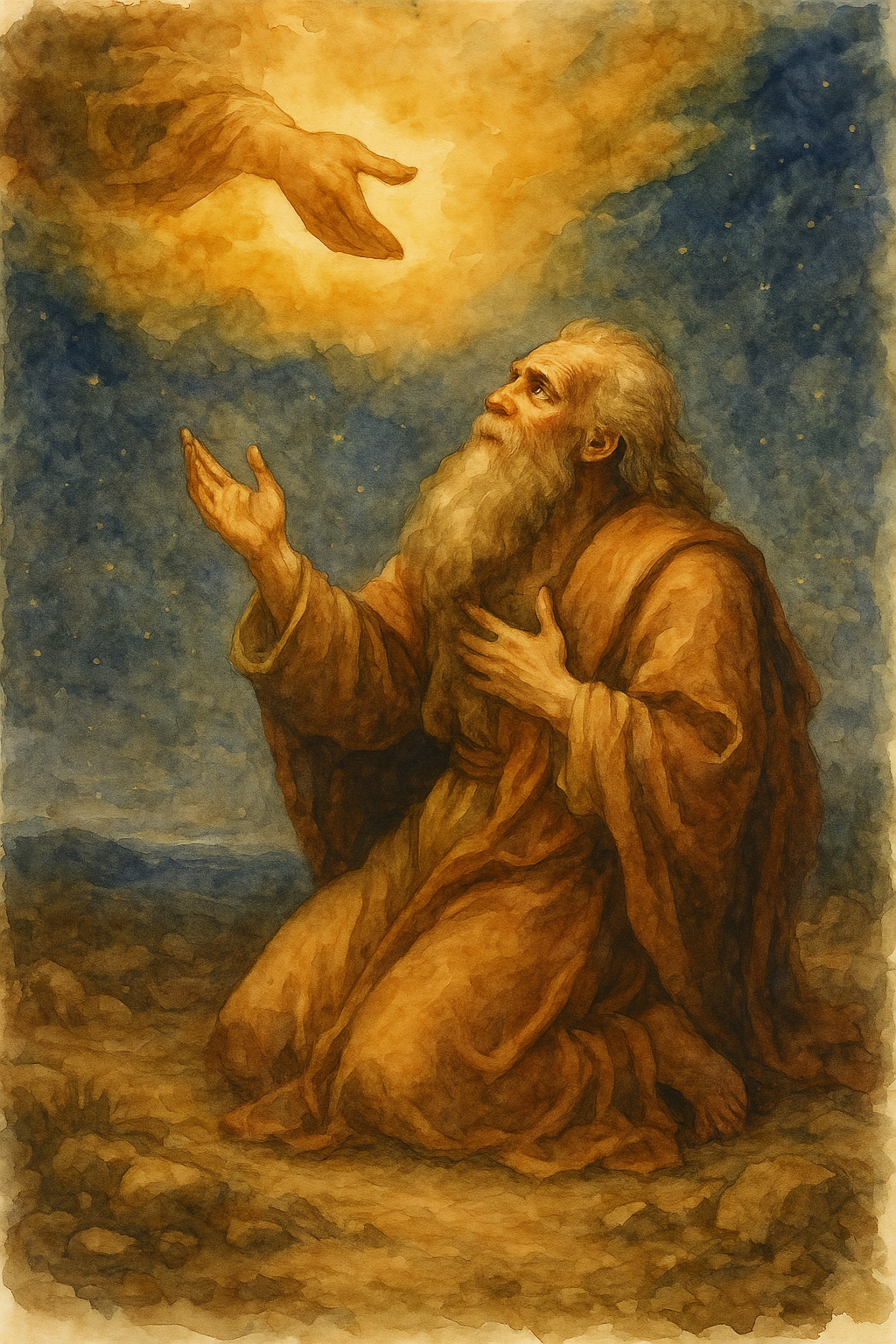 Abraham's Covenant - Watercolor - Scriptures Illustrated